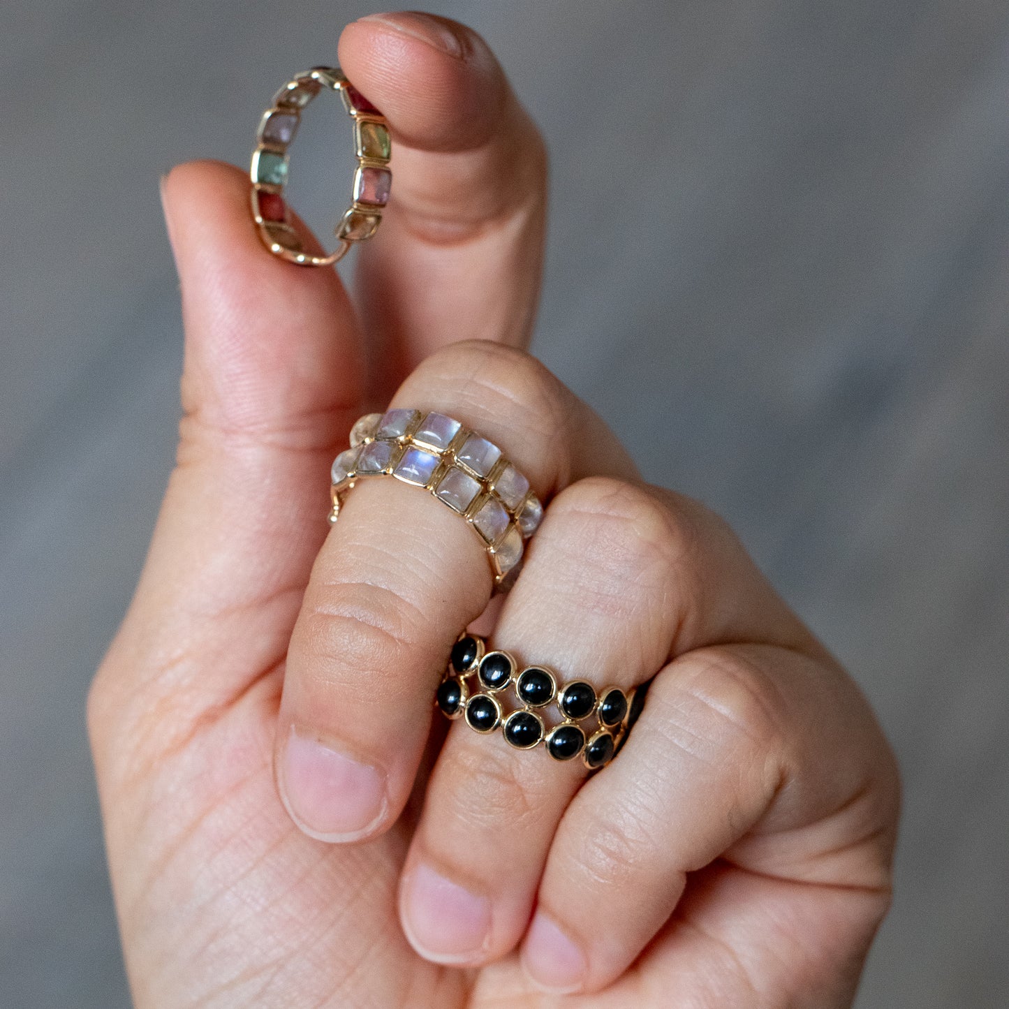 Classic Chokor Double Row - Ring