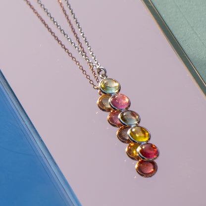 Heavy Chakra Vertical Pendant - Necklace