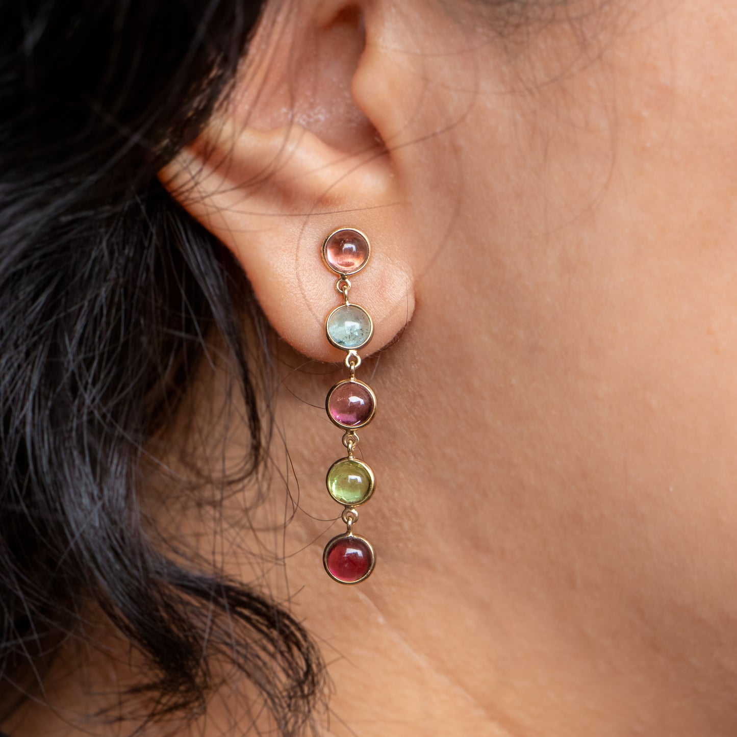 Heavy Chakra Dangling - Earrings